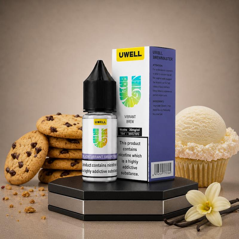 سالت 10 میل یوول نیکوتین 50 | Uwell Salt 10ml 50mg بیسکویت وانیل