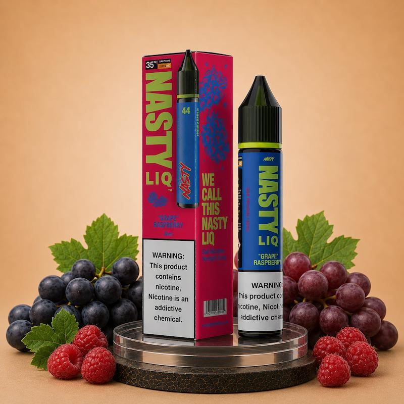سالت نستی | Nasty Salt Nicotine E-Liquid انگور تمشک