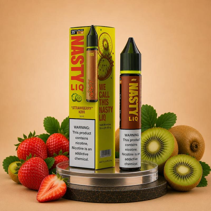 سالت نستی | Nasty Salt Nicotine E-Liquid کیوی توتفرنگی