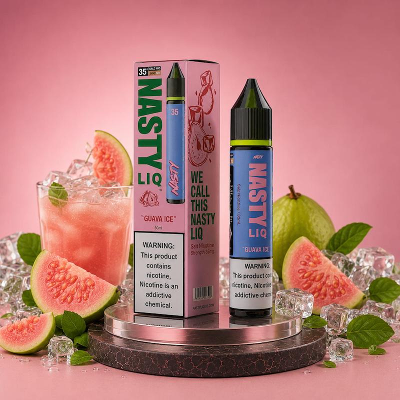 سالت نستی | Nasty Salt Nicotine E-Liquid گوآوا یخ
