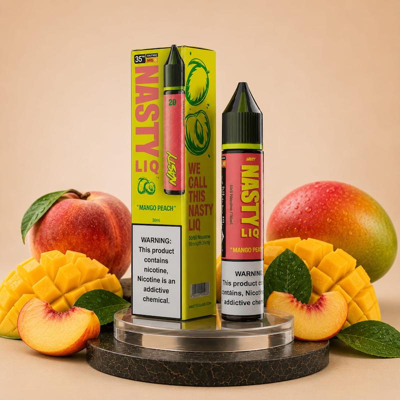سالت نستی | Nasty Salt Nicotine E-Liquid هلو یخ