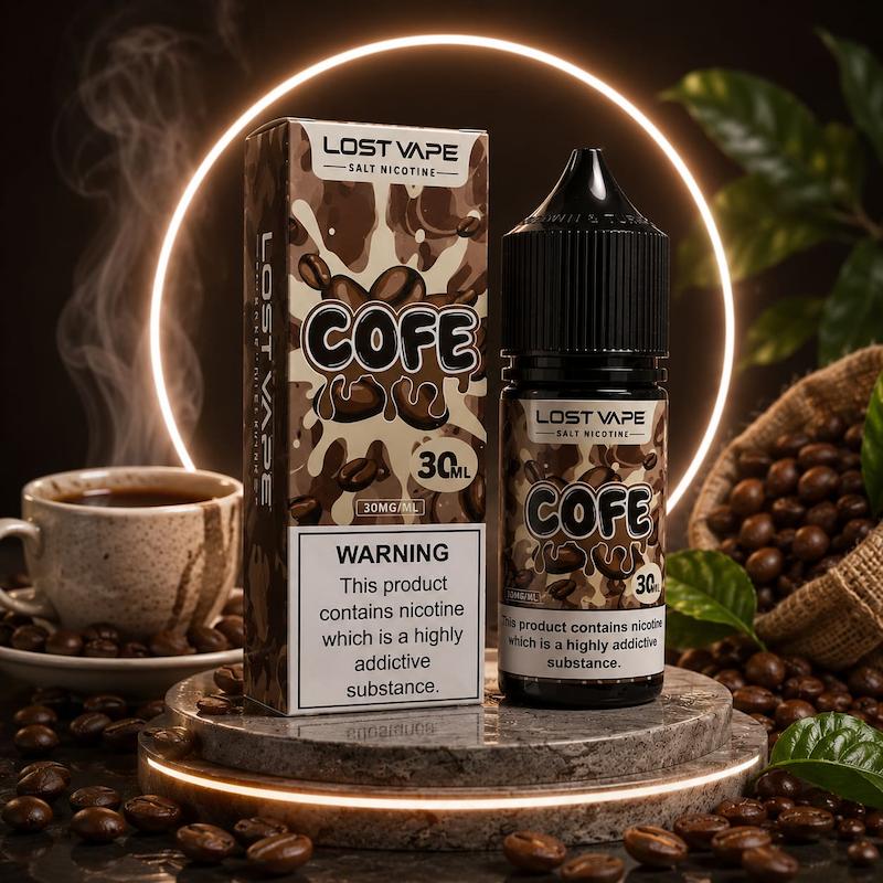 سالت 30 میل لاست ویپ نیکوتین 30 | Lost Vape Salt 30ml 30mg قهوه