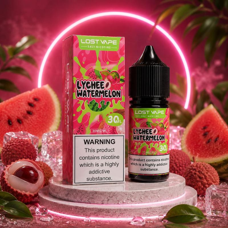 سالت 30 میل لاست ویپ نیکوتین 30 | Lost Vape Salt 30ml 30mg  آلوجنگلی هندوانه