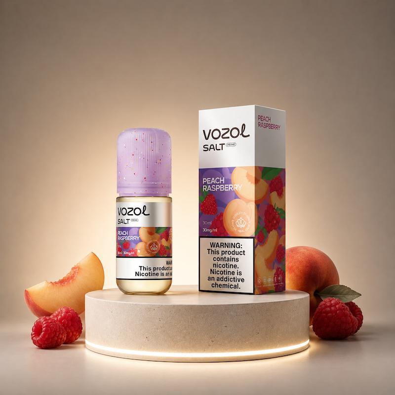 سالت نیکوتین وزول VOZOL طعم هلو تمشک 30 میل 30mg 
