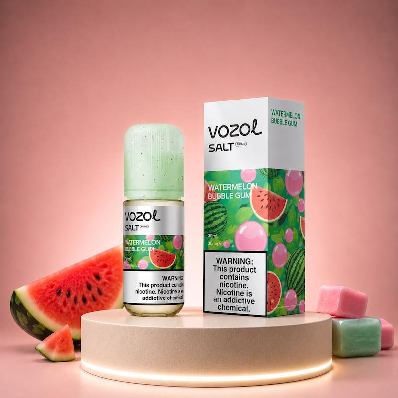 سالت نیکوتین وزول VOZOL طعم هندونه آدامس بادکنکی 30 میل 30mg 
