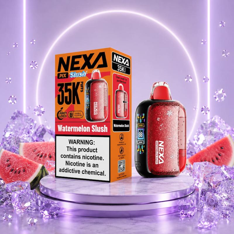 پاد یکبارمصرف 35000 پاف نکسا پیکس نیکوتین 50 هندونه | NEXA PIX 35K  