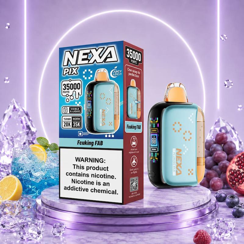 پاد یکبارمصرف 35000 پاف نکسا پیکس نیکوتین 50 میکس میوه های ترش | NEXA PIX 35K  