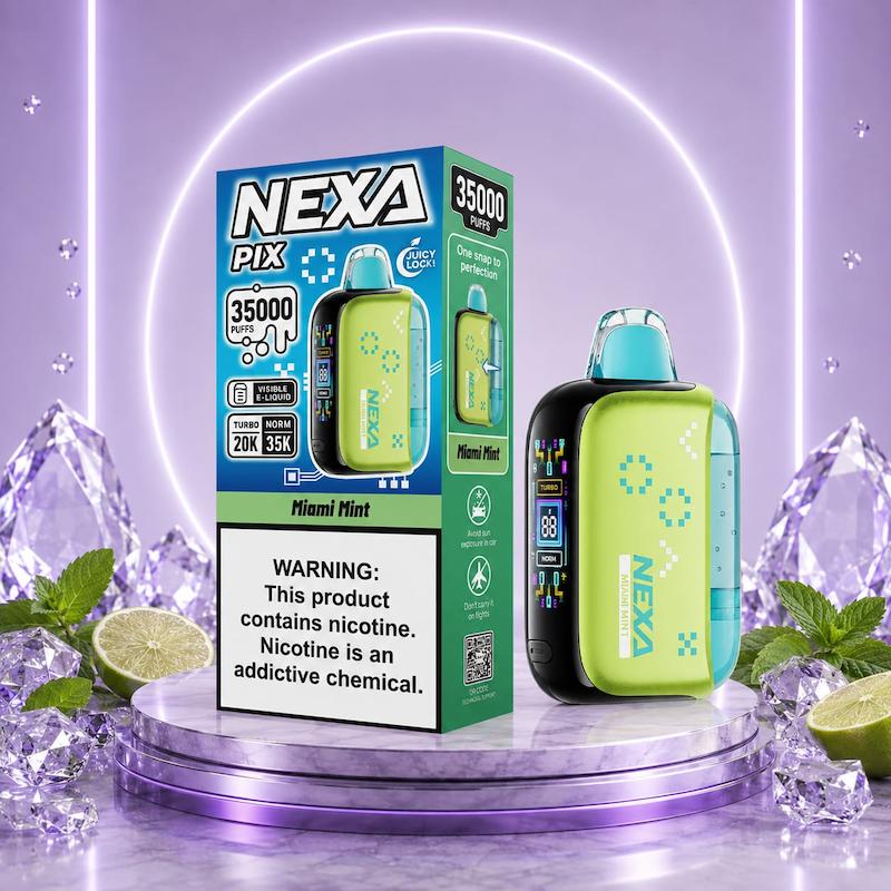 پاد یکبارمصرف 35000 پاف نکسا پیکس نیکوتین 50 موهیتو | NEXA PIX 35K  