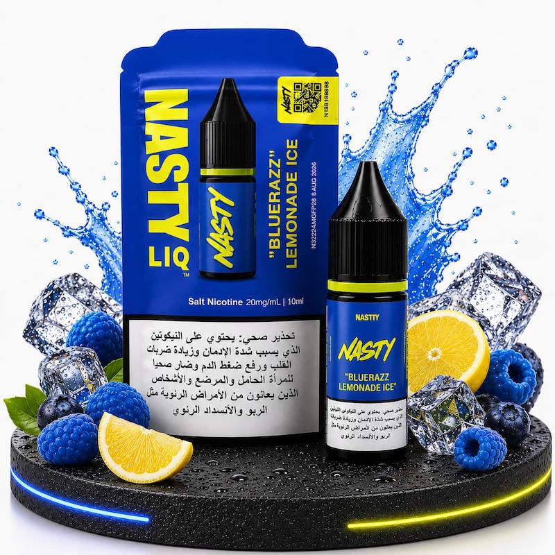 سالت 10 میل برند نستی نیکوتین 20 | Nasty Salt 10ml 20mg بلوبری تمشک لیموناد