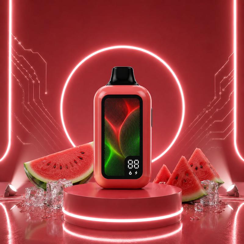 پاد الف ورلد، ELF WORLD BK50000، هندوانه یخ، Watermelon Ice، پاد ۵۰ هزار پاف، پاد یکبار مصرف