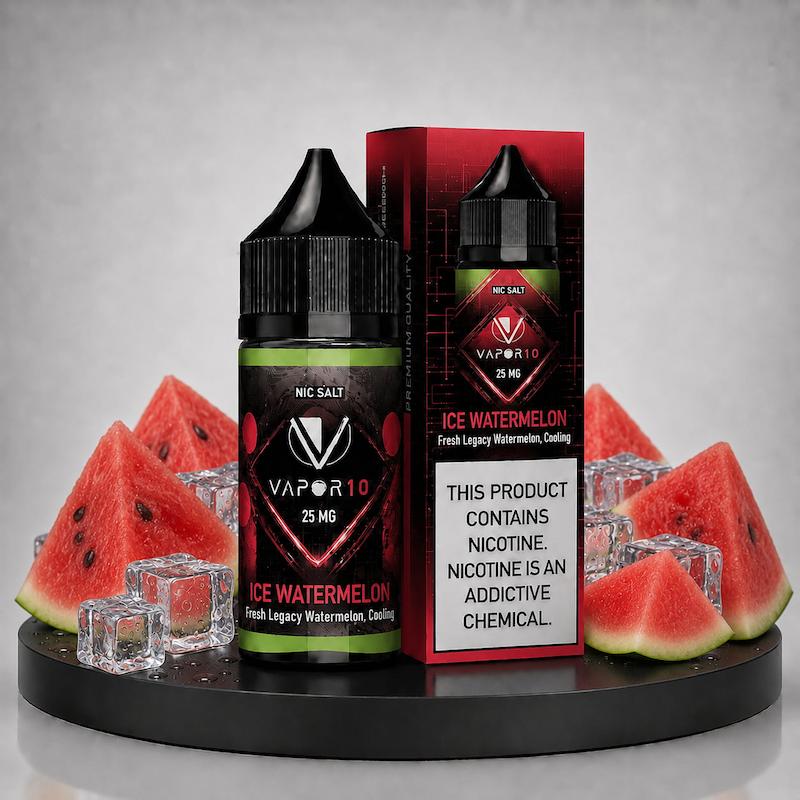 سالت 30 میل ویپرتن Vapor10 نیکوتین 25 هندونه یخ