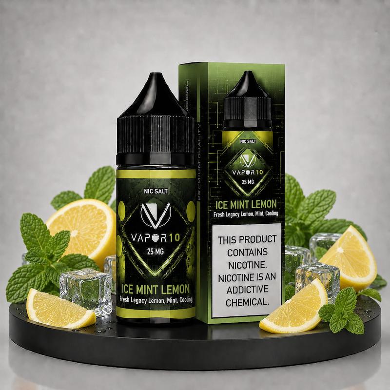 سالت 30 میل ویپرتن Vapor10 نیکوتین 25 لیمو نعنا یخ