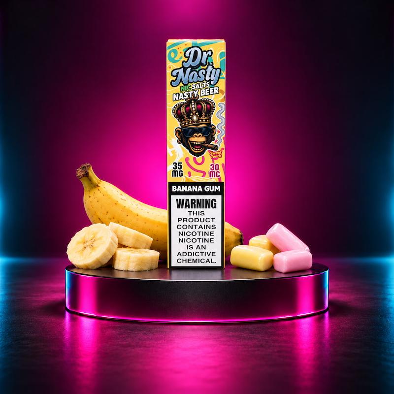 سالت دکتر نستی آدامس موزی، Dr Nasty Banana Gum، سالت موزی ۳۰ میل