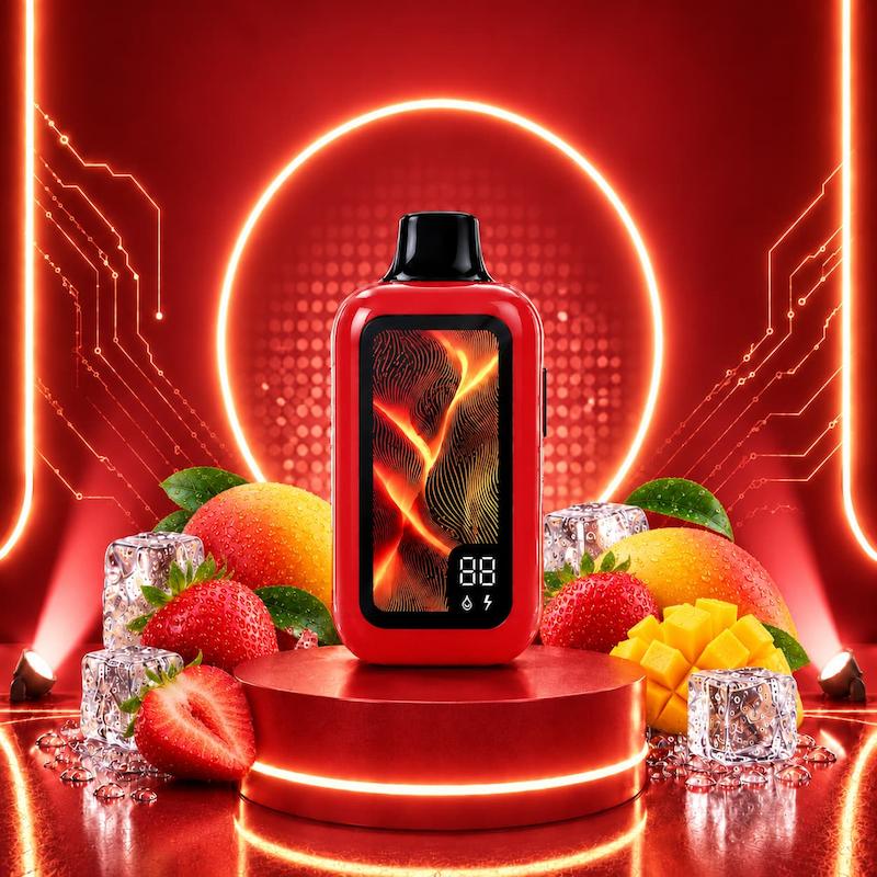 پاد الف ورد BK50000 طعم توت فرنگی انبه کنار توت فرنگی و انبه