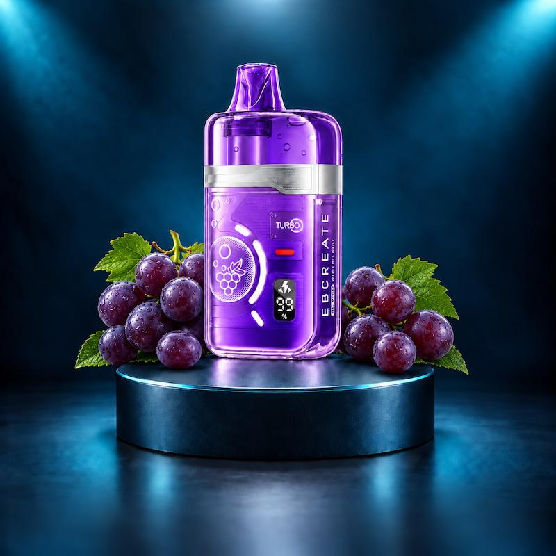 پاد یکبار مصرف ای بی کریت 40000 طعم انگور، EBCREATE BC PRO 40K Grape Twist، پاد یکبار مصرف انگور، پاد گریپ تویست