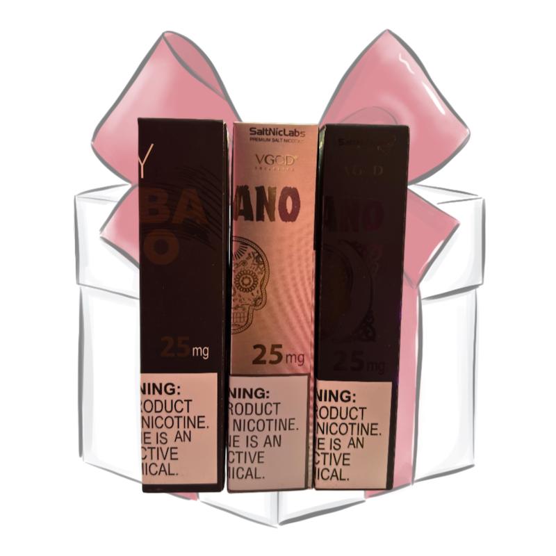 پک ۳ عددی سالت ویگاد میکس تنباکویی (VGOD Tobacco Mix Salt 3×30ml – Nic 25)