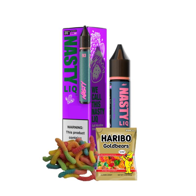 سالت نستی حجم ۳۰ میل | Nasty Juice Salt Nic 20mg – نیکوتین 20 پاستیل خرسی