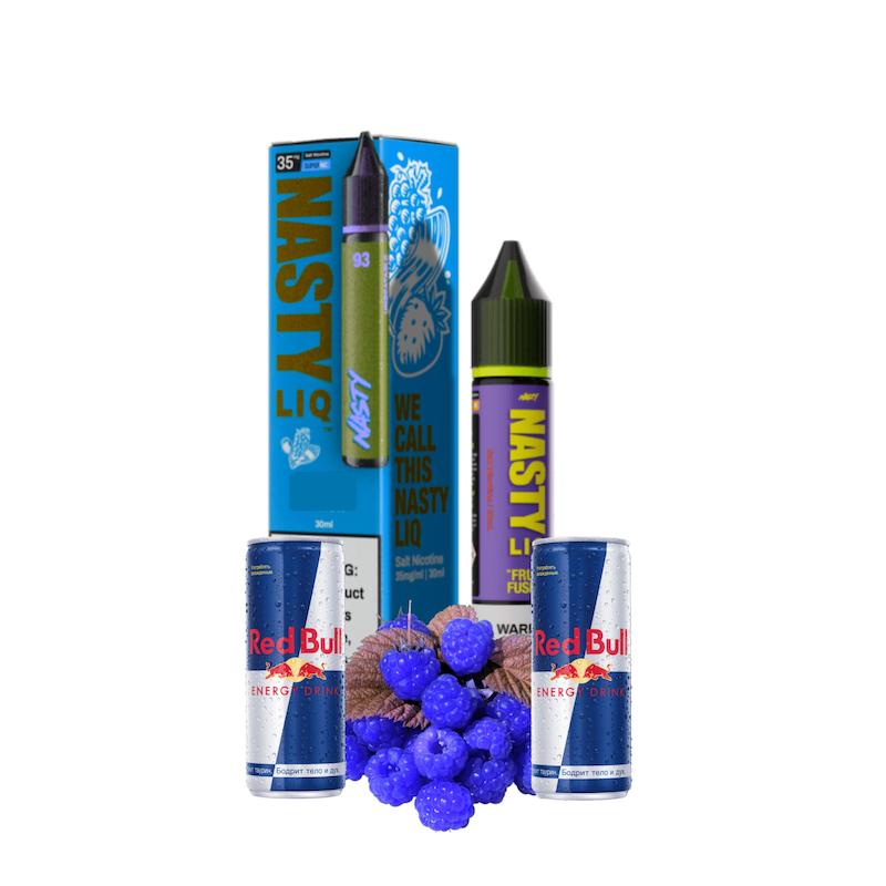 سالت نستی حجم ۳۰ میل | Nasty Juice Salt Nic 20mg – نیکوتین 20 بلوبری ردبول