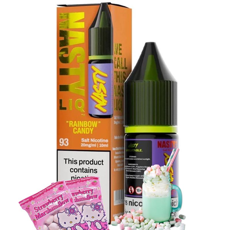 سالت نیکوتین 10 میل نستی | Nasty Salt Nicotine 10ml آبنبات پشمک