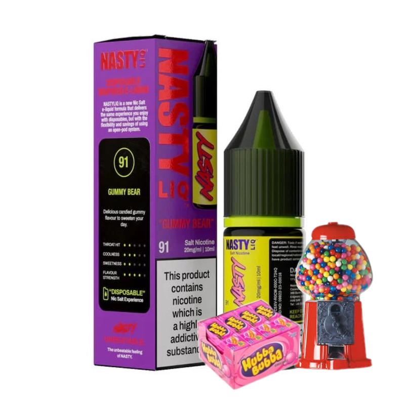 سالت نیکوتین 10 میل نستی | Nasty Salt Nicotine 10ml پاستیل خرسی