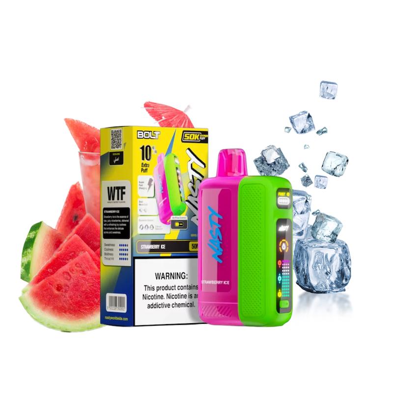 یکبار مصرف 50 هزار پاف نستی Bolt Hyper Puff | Nasty Bolt هندوانه یخ