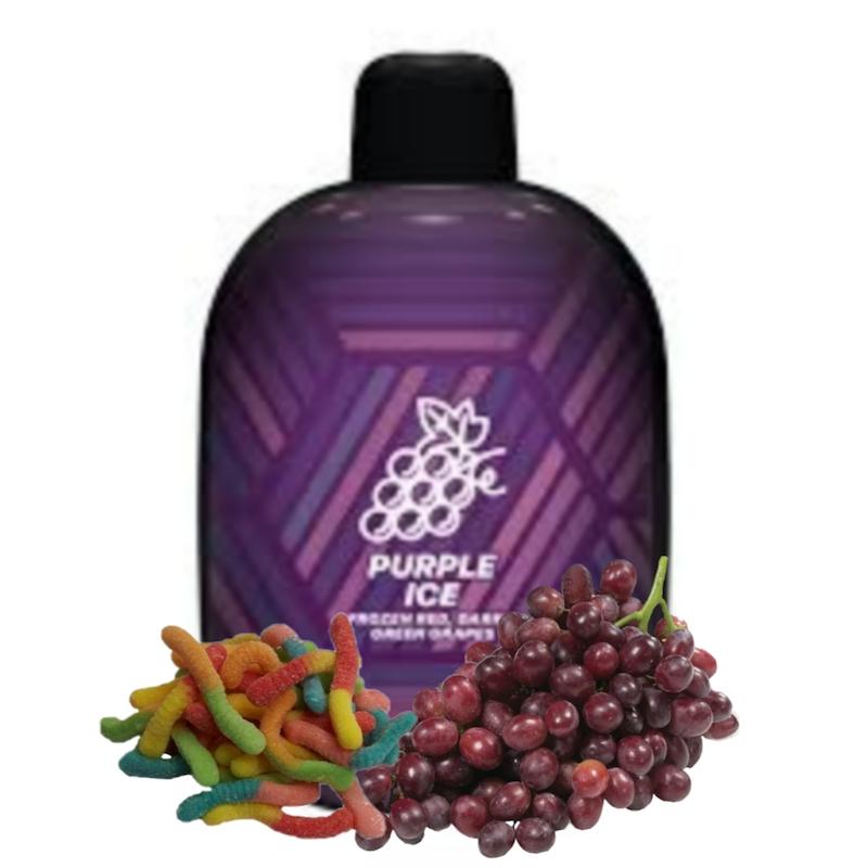  یکبار مصرف Dr Vapes 5500 پاف دکترویپ پک انگور پاستیل یخ