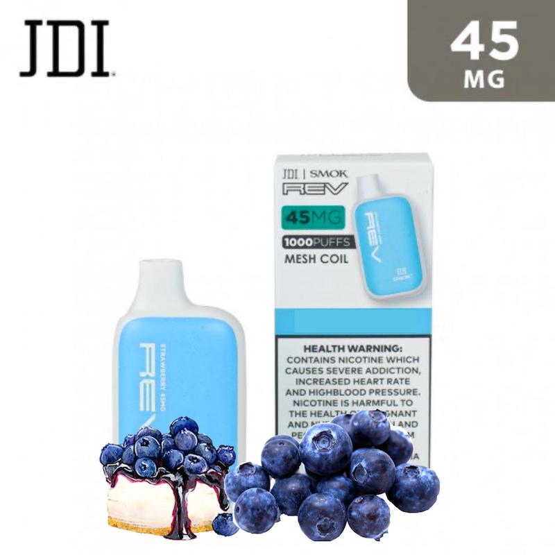 یکبار مصرف JDI SMOK 1000 پک 45MG بلوبری