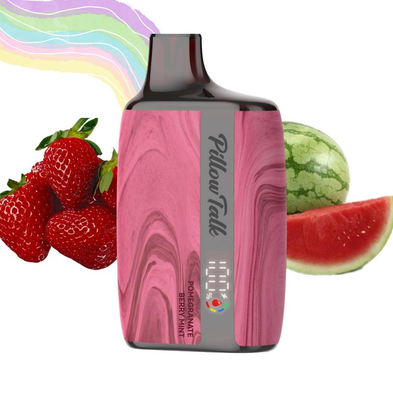 یکبار مصرف Pillow Talk — نسخه ۸۵۰۰ پاف توتفرنگی هندوانه آبنبات چوبی