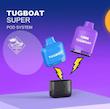 پک 2 عددی یکبار مصرف تاگ بوت سوپر سری | TAGBOOT Super Series 12000 Puffs + 12000 کیوی توت فرنگی + ردبول