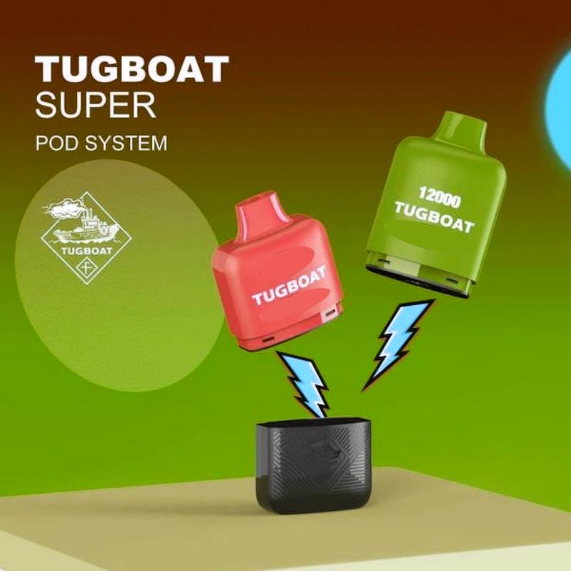 پک 2 عددی یکبار مصرف تاگ بوت سوپر سری | TAGBOOT Super Series 12000 Puffs + 12000 هندوانه بلوبری + تمشک لیمو