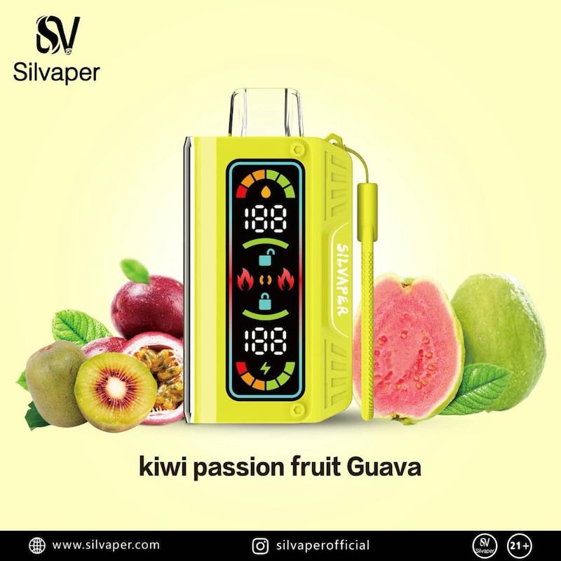 ویپ یکبار مصرف سیلویپر SILVAPER 20000 Puff | کیوی پشن فروت گوآوا