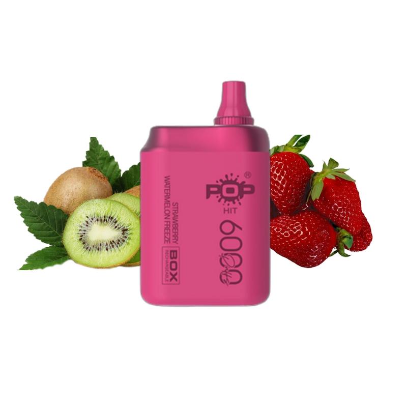 یکبارمصرف 6000 پاف پاپ هیت | Pop Hit 6000 Box توتفرنگی کیوی