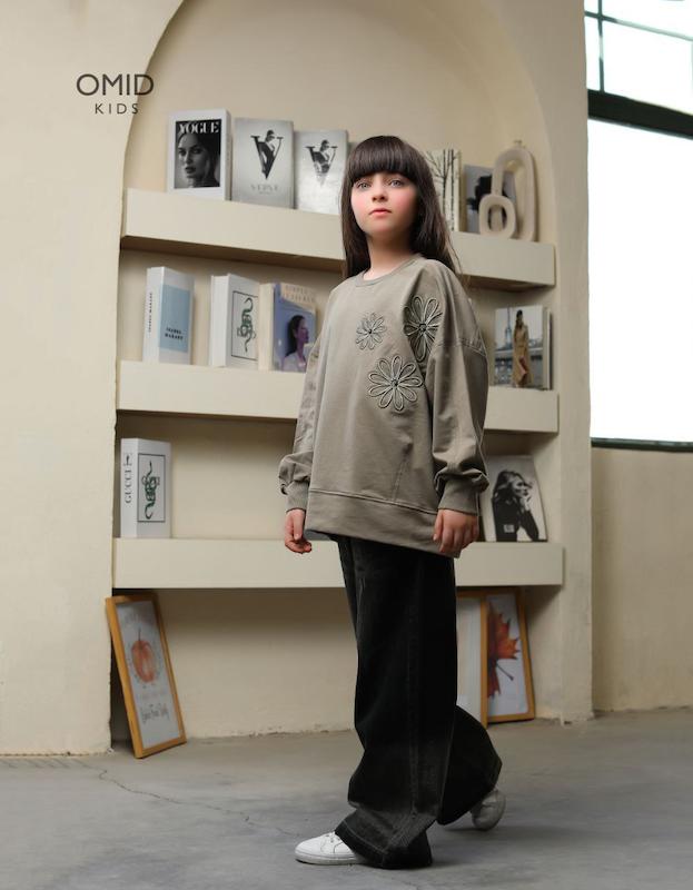 بلوز و شلوار فول بگ جین دخترانه