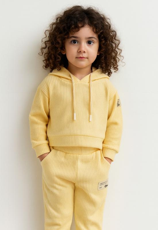 ست کراپ دورس و شلوار بافت دخترونه