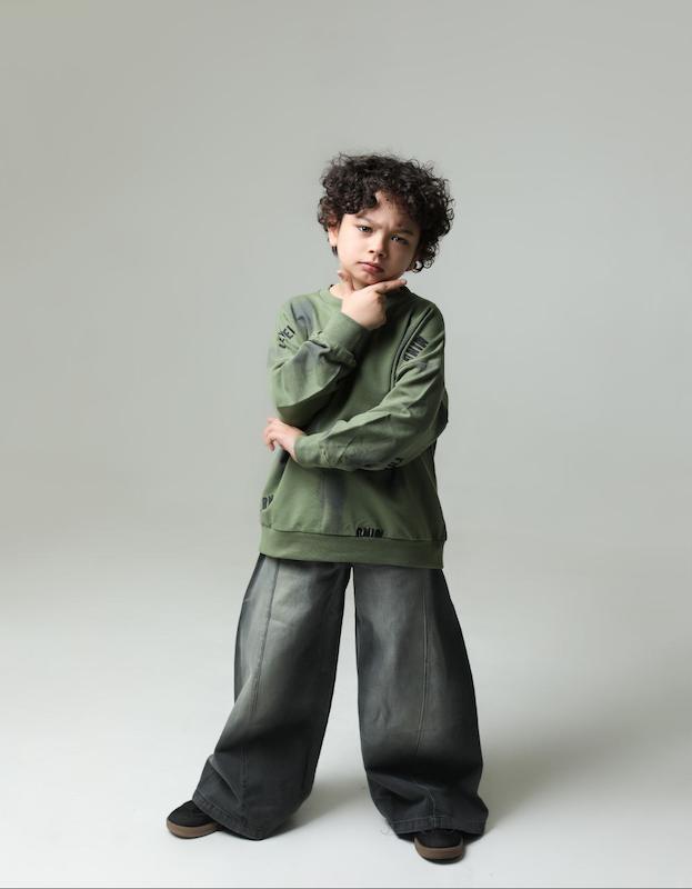 ست دورس و شلوار بگ جین اسپرت