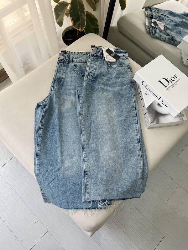 شلوار جین وایدلگ boohoo