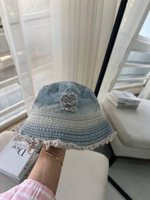 کلاه جین باکت zara