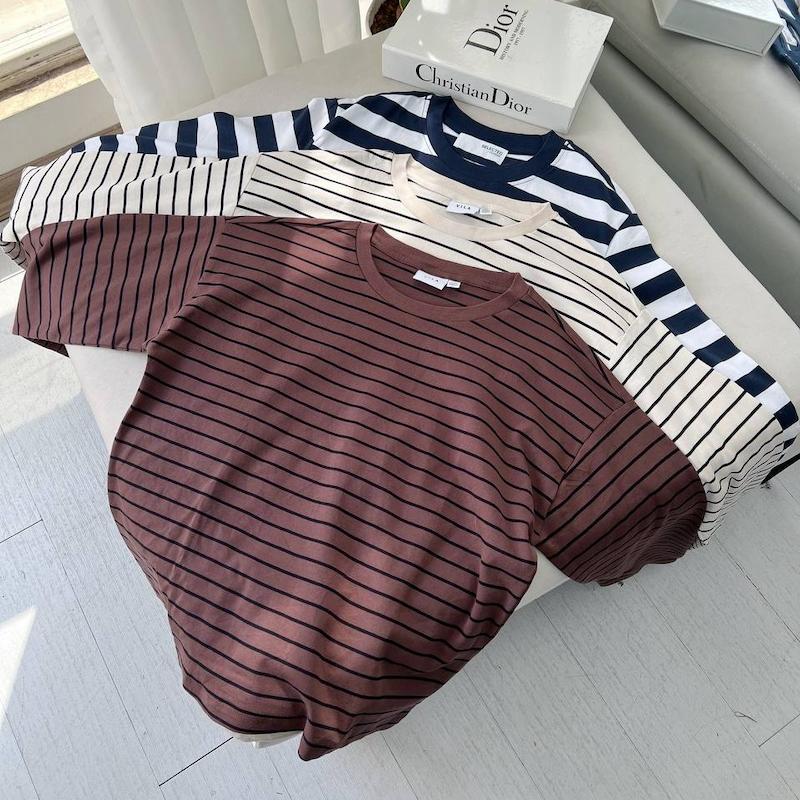 باکسی شرت راه راه  boxyshirt