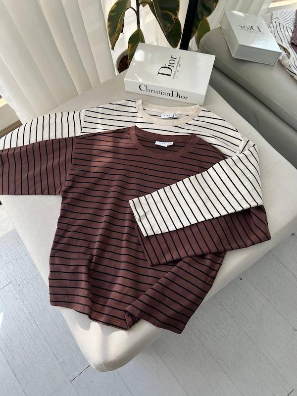 باکسی شرت راه راه  boxyshirt