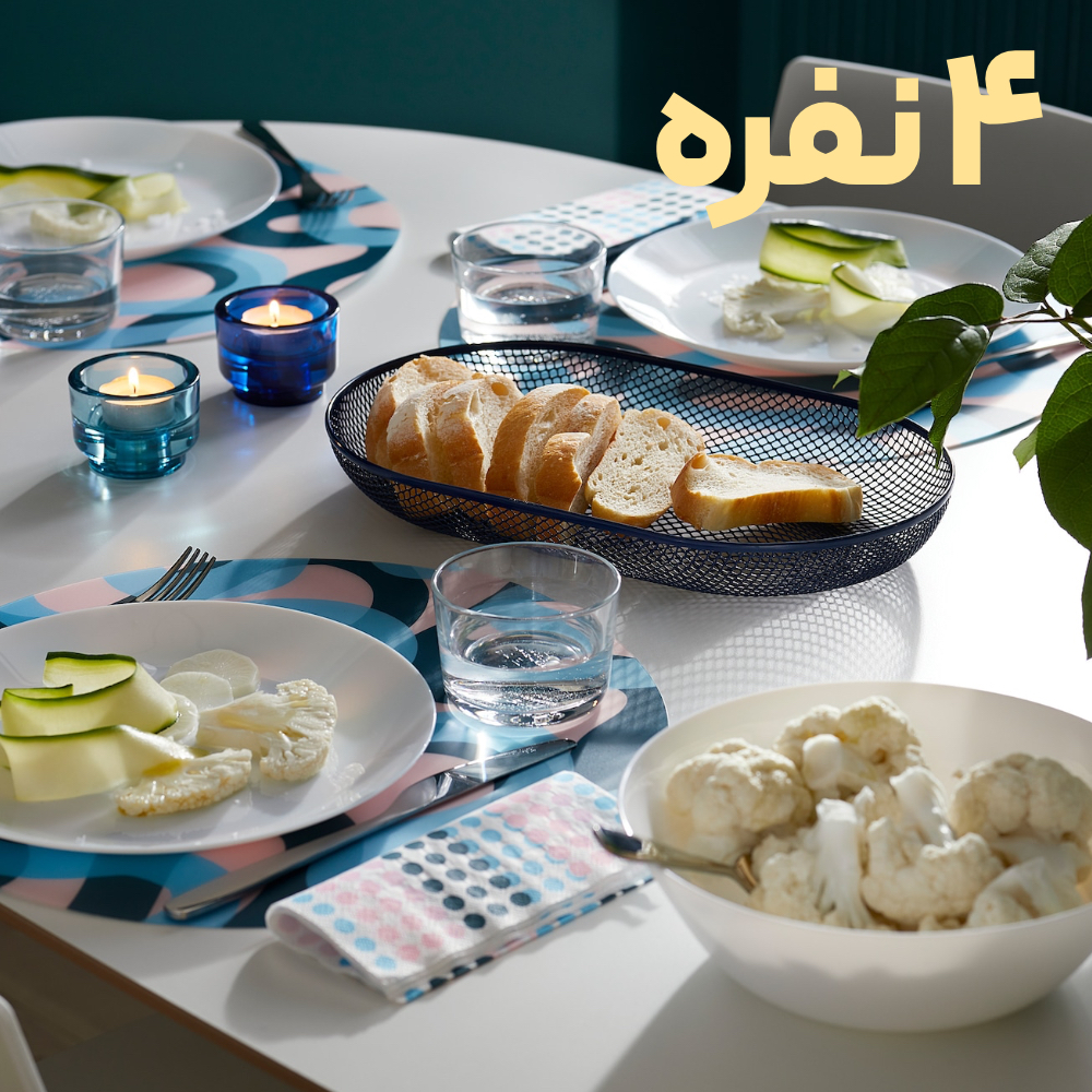 سرویس ۱۸ پارچه آرکوپال ایکیا مدل OFTAST (چهار نفره)