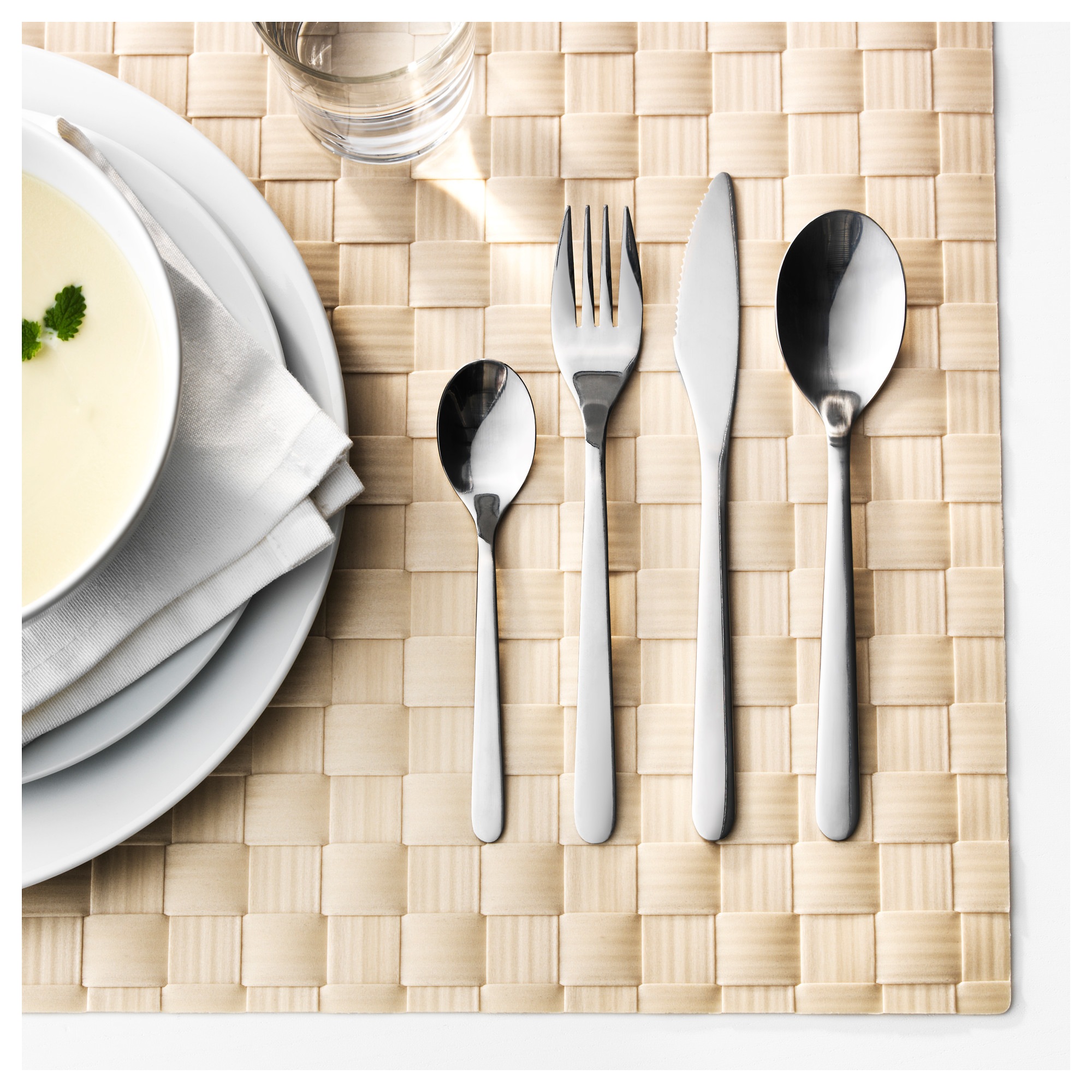 سرویس قاشق و چنگال ۲۴ پارچه ایکیا مدل FORNUFT