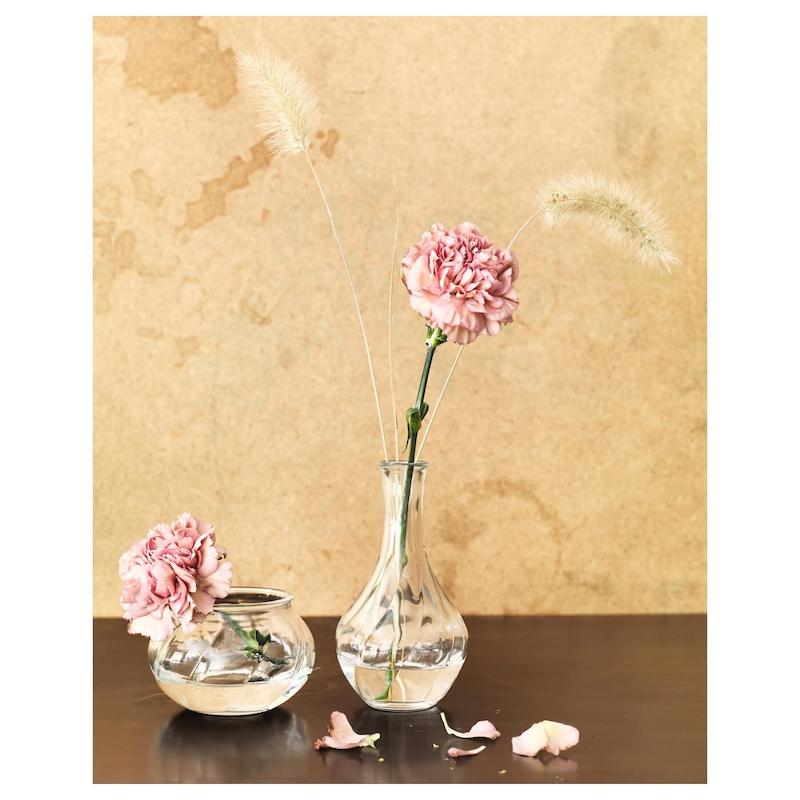 گلدان شیشه ای ساده