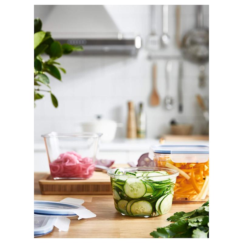 ظرف غذای ایکیا مدل IKEA 365+ شیشه ای 