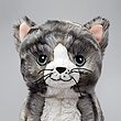 عروسک ایکیا مدل LILLEPLUTT طرح گربه 