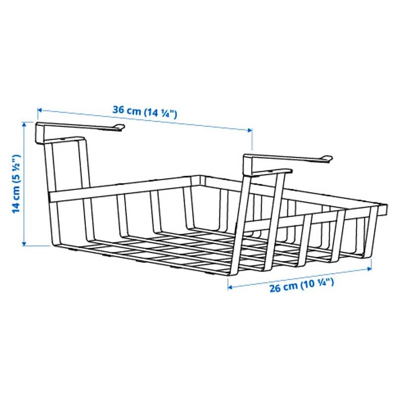 سبد آویز گیره ای کابینت مدل PALYCKE