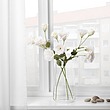 گل مصنوعی  لیسیانتوس سفید ایکیا مدل SMYCKA