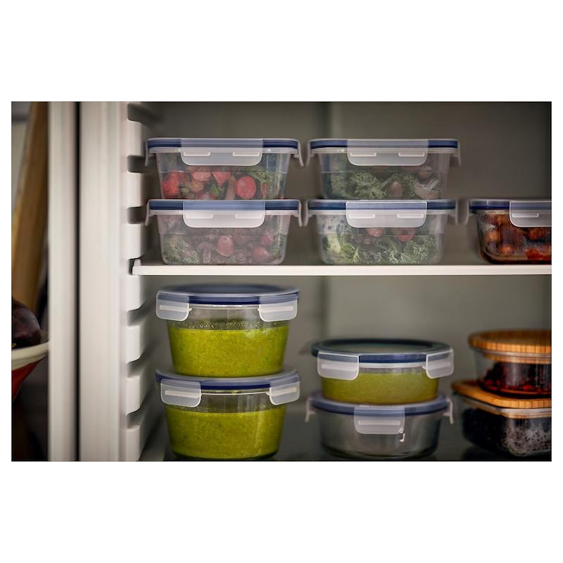 ظرف نگه دارنده درب دار ایکیا مدل  + IKEA 365 سه عددی 