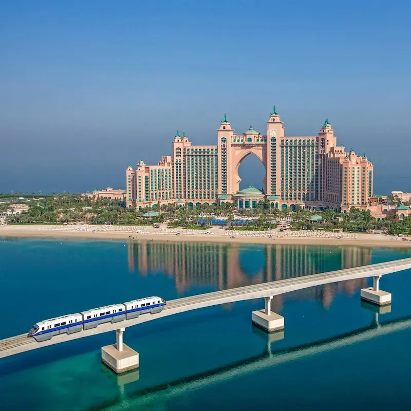 مونوریل پالم – مسیر Gateway تا آتلانتیس