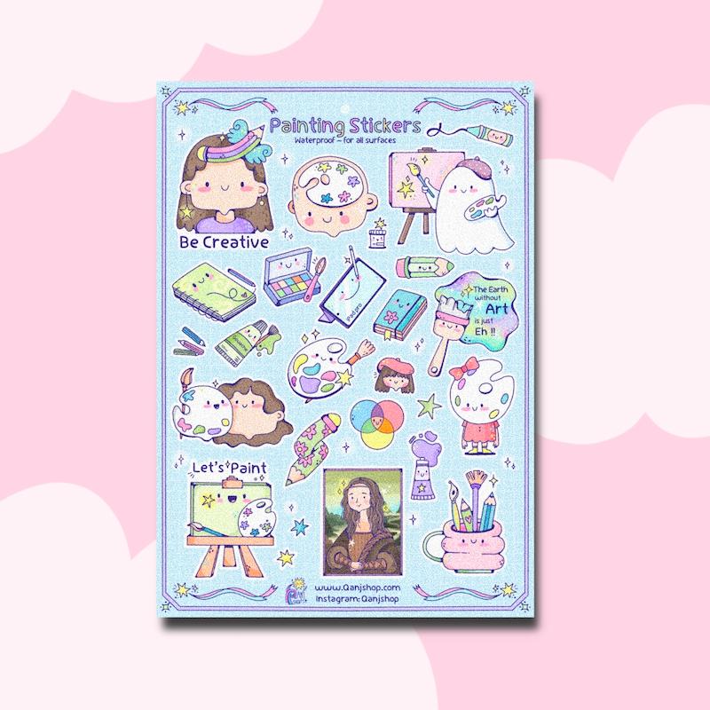 مجموعه استیکر نقاشی