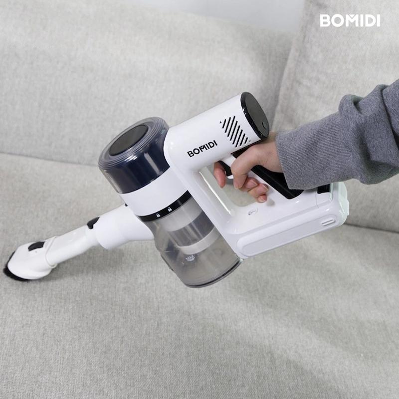  جاروبرقی نمایشگر دار شارژی شیائومی  مدل بومیدی Bomidi Cordless stick vacuum with self-emptying station Airwave A1 با ۱۸ ماه گارانتی شرکتی 